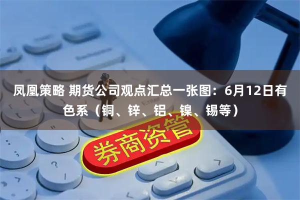 凤凰策略 期货公司观点汇总一张图：6月12日有色系（铜、锌、铝、镍、锡等）
